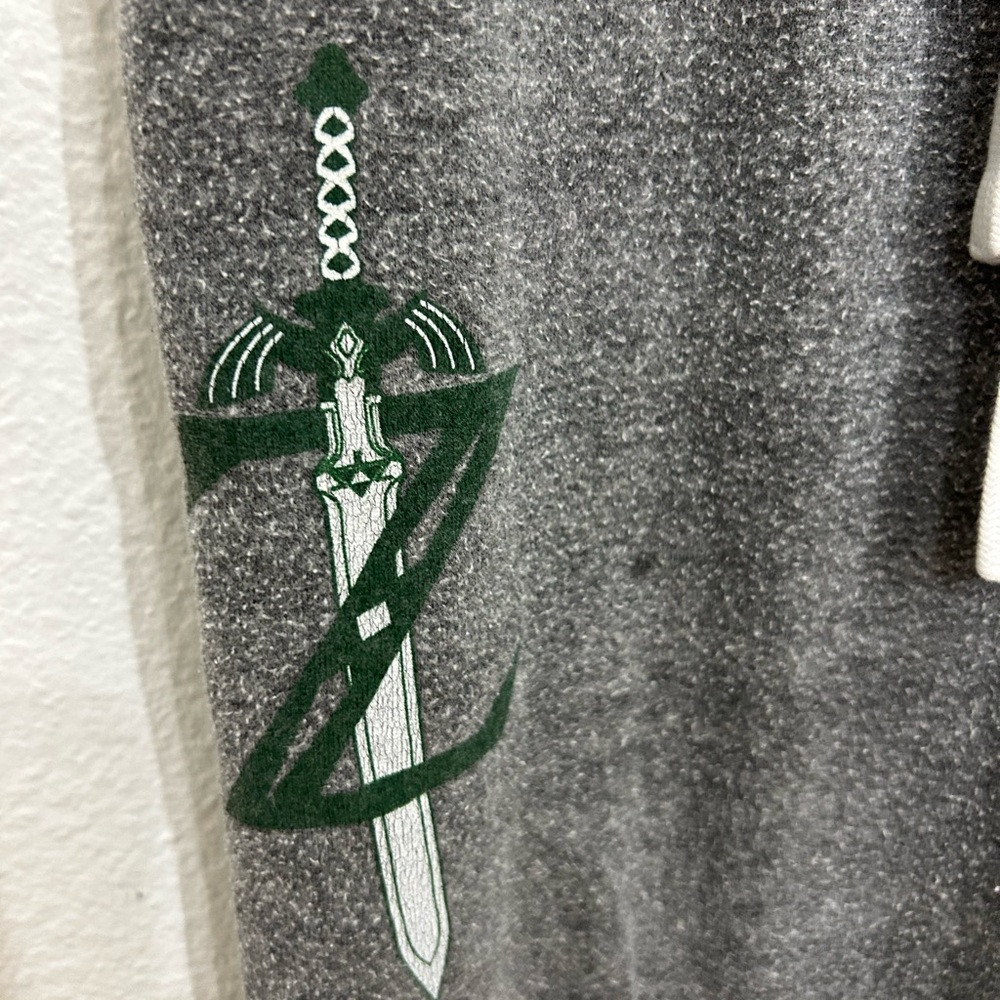 Nintendo New York Legend of Zelda Link Sword Sweatpants Jogger Pants NY Sz S - Picture 2 of 9